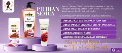 LAVINS SHOWER GEL WITH SAFFRON 800ml