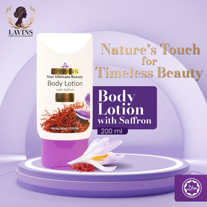 LAVINS SAFFRON BODY LOTION 200ML